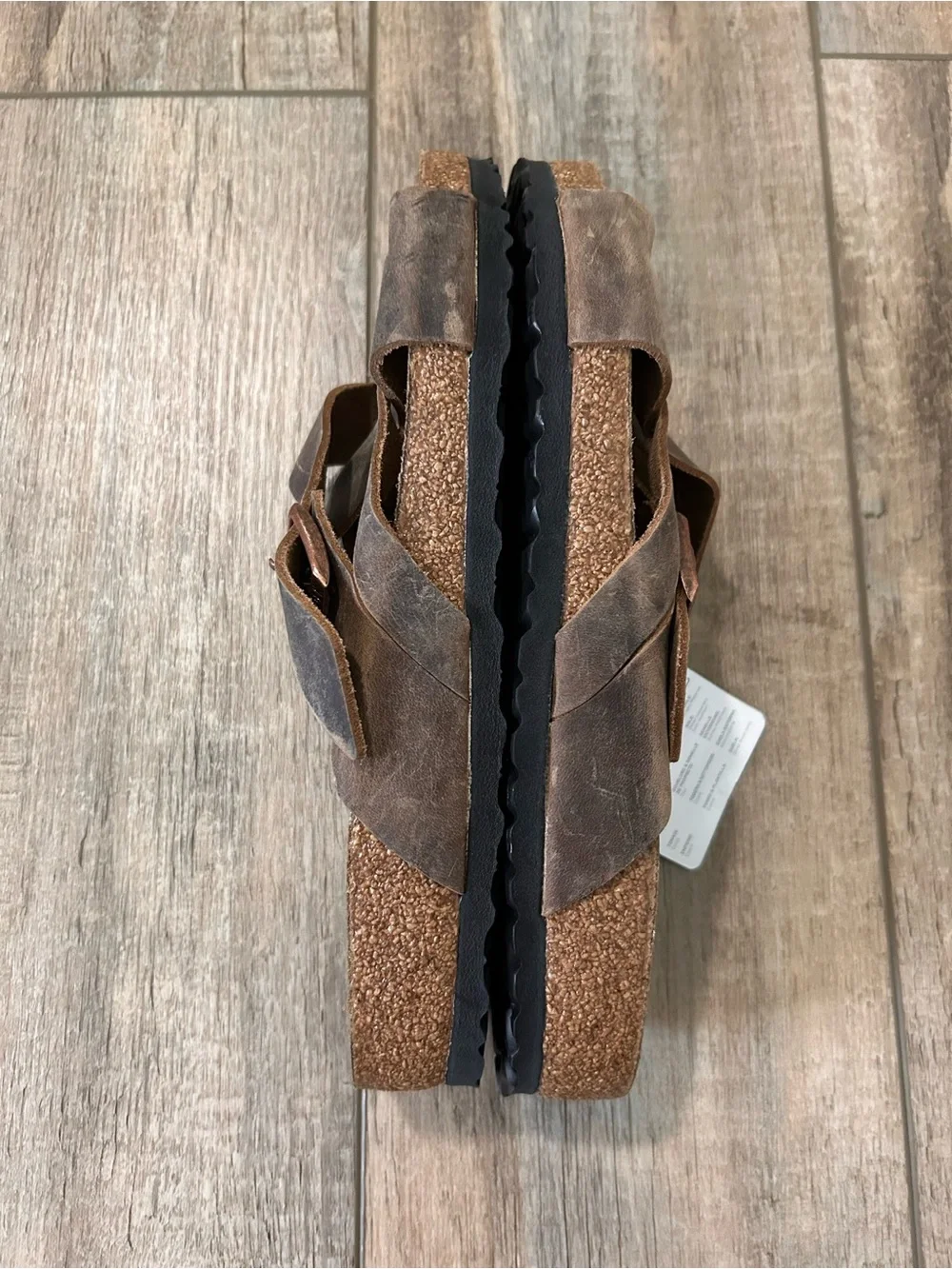 Birkenstock Lugano sandals Camberra Old Tobacco oiled leather Men’s 10 US 43 EU
